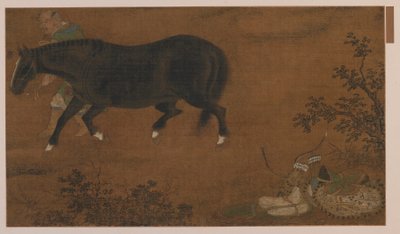एक टार्टर, उसका घोड़ा और उपकरण, मिंग राजवंश, 1368-1644। द्वारा अज्ञात