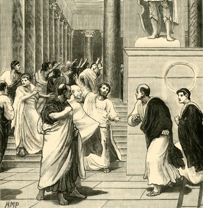 रोम, 1890 में फोरम में एक परिणाम। द्वारा अज्ञात