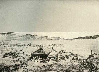 हट व्यूइंग नॉर्थवर्ड्स का एक दृश्य। c1908, 1909। द्वारा अज्ञात