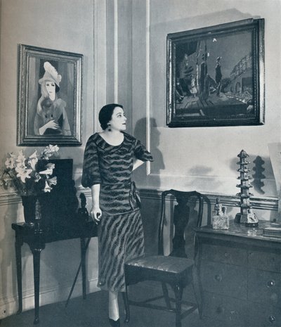 लेडी जोविट के घर का एक कोना 1934 द्वारा अज्ञात