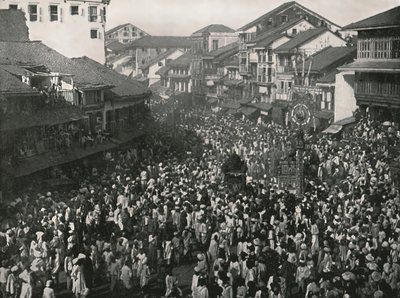 एक महान देशी बारात, बॉम्बे, भारत, 1895। द्वारा अज्ञात