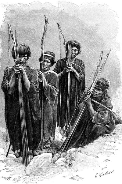 एंटिस अशिनिंकास, पेरू का एक समूह, 1895 द्वारा अज्ञात
