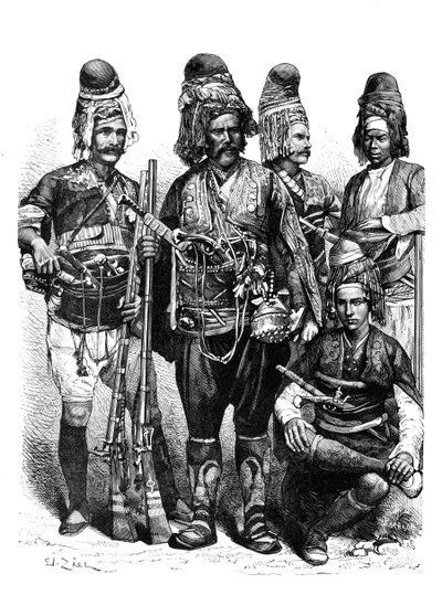 ज़ीबेक, एशिया माइनर, 1895 का एक समूह द्वारा अज्ञात