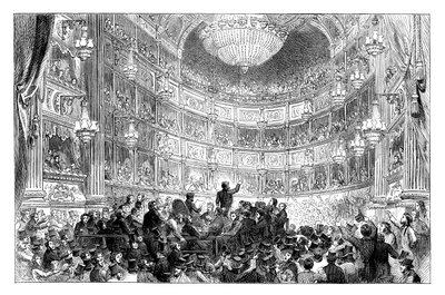 1838 c1895 ड्रयू लेन थिएटर, लंदन में एंटी-कॉर्न लॉ लीग की एक बैठक द्वारा अज्ञात