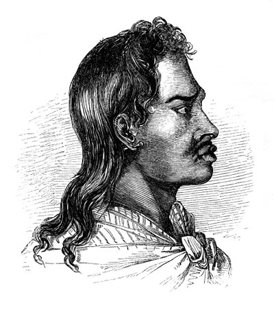 ताहिती का मूल निवासी, 1848 द्वारा अज्ञात