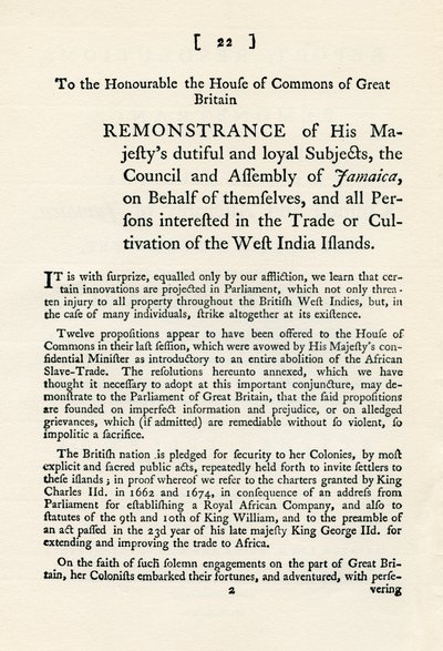1789 1965 के दास व्यापार के विषय का एक प्रदर्शन द्वारा अज्ञात