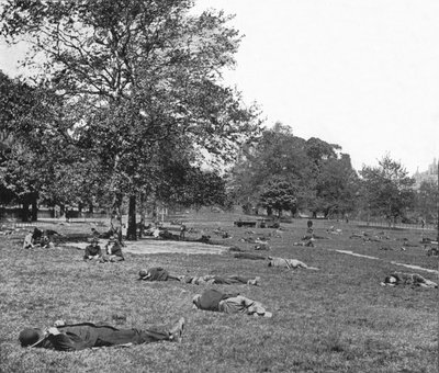 लंदन के सेंट जेम्ज़ पार्क में गर्मियों की दोपहर का दृश्य, c1900 1901 द्वारा अज्ञात