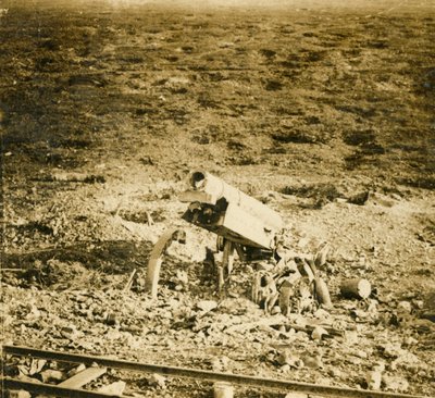 155 गन का त्याग कर दिया, c1914-c1918 द्वारा अज्ञात