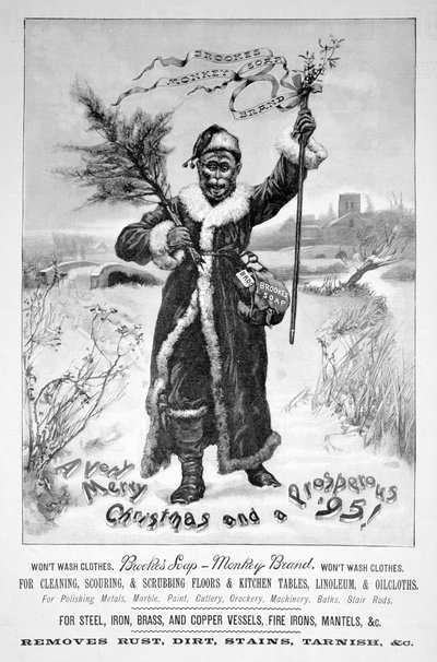 ब्रूक्स मंकी ब्रांड साबुन के लिए विज्ञापन, 1894 द्वारा अज्ञात