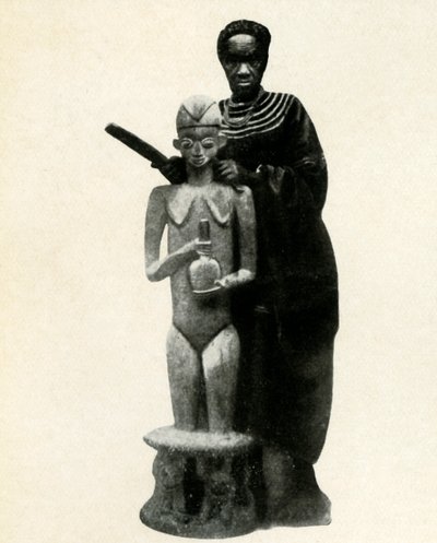 अफ्रीकी मूर्तिकार कैमरून, 1947। द्वारा अज्ञात