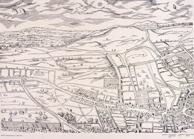 लंदन का 'मेडिसिन' मानचित्र, c1561 द्वारा अज्ञात