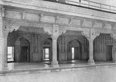 आगरा। जैस्मीन टॉवर में एक कमरा, c1910। द्वारा अज्ञात