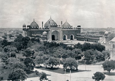 आगरा। जुम्मा मस्जिद, c1910। द्वारा अज्ञात