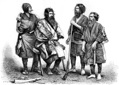 ऐनु लोग, जापान, 1895 द्वारा अज्ञात