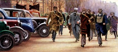 एयर छापे की सावधानियां, सिगरेट कार्ड, ब्रिटिश, 1938 द्वारा अज्ञात