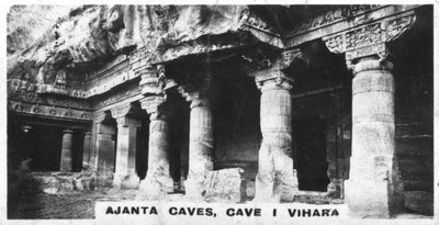अजंता की गुफाएं, विहार, महाराष्ट्र, भारत, c1925 द्वारा अज्ञात