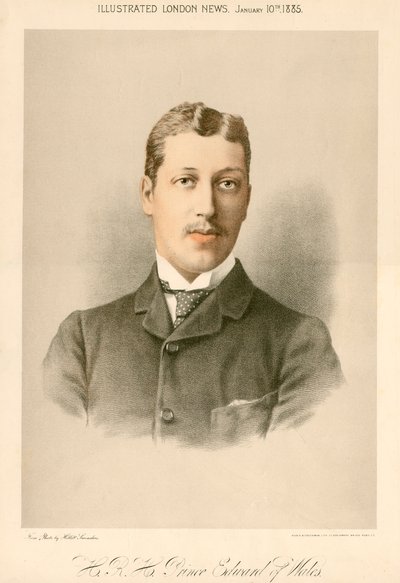 अल्बर्ट विक्टर, ड्यूक ऑफ क्लेरेंस, 1885 द्वारा अज्ञात