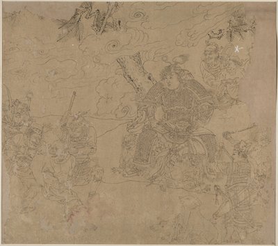 दाओवादी और बौद्ध विषय-वस्तु का एल्बम: पर्वत की खोज करें: पत्ता 41, 1200। द्वारा अज्ञात