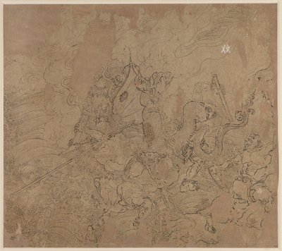 दाओवादी और बौद्ध विषय-वस्तु का एल्बम: पर्वत की खोज करें: पत्ता 49, 1200s। द्वारा अज्ञात