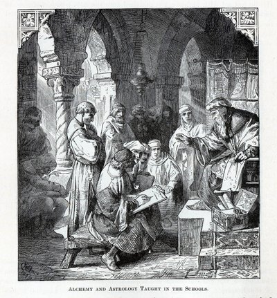 कीमिया और ज्योतिष विद्यालयों में पढ़ाया जाता है, 1882 द्वारा अज्ञात