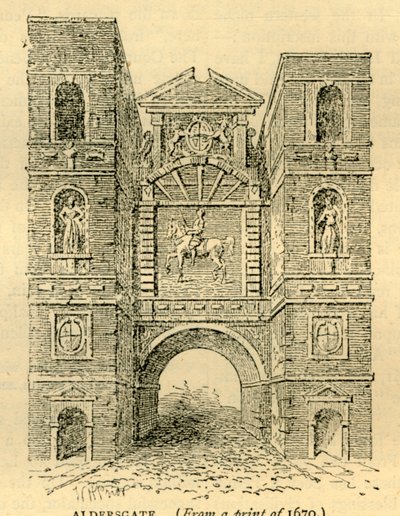 एल्डर्सगेट, 1670, सी 1872। द्वारा अज्ञात