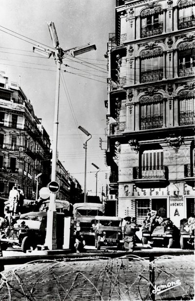 अल्जीरियाई युद्ध की स्वतंत्रता, जनवरी 1960। द्वारा अज्ञात