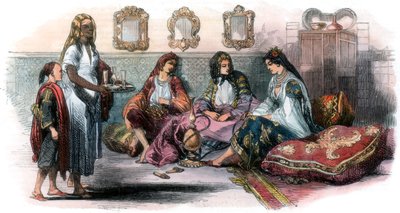 अल्जीरियाई महिलाएं, 1857 द्वारा अज्ञात