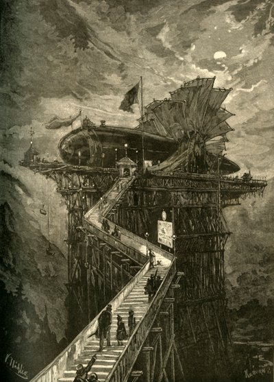 चंद्रमा के लिए सभी जहाज !, 1881। द्वारा अज्ञात
