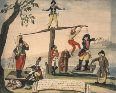 1791, 1791 में यूरोप का रूपक द्वारा अज्ञात
