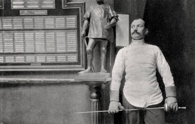 अल्फोंस किर्चोफ़र, फ्रांसीसी फ़ेंसर, 1904 द्वारा अज्ञात