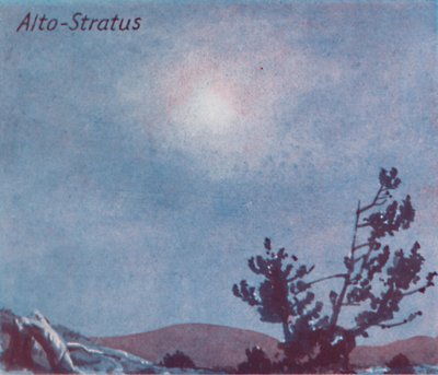 ऑल्टो-स्ट्रैटस - प्रिंसिपल क्लाउड फॉर्म्स इन द स्काई, 1935 द्वारा अज्ञात