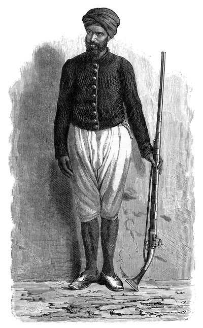 ट्यूनिस का एक अरब सैनिक, c1890 द्वारा अज्ञात