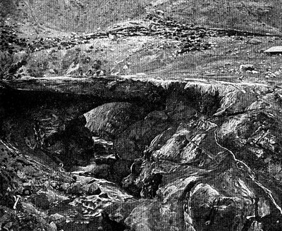 एक इंका ब्रिज, पेरू, 1895 द्वारा अज्ञात