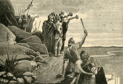 जुगथाइन युद्ध, 1890 में एक हादसा। द्वारा अज्ञात
