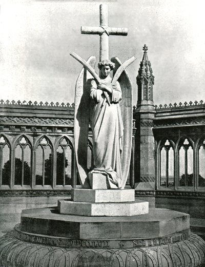 एंजेल ऑफ द मेमोरियल वेल, कॉवेनपोर, भारत, 1895। द्वारा अज्ञात