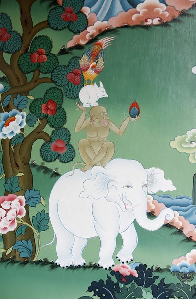कोपन मठ, काठमांडू, नेपाल में पशु मित्रता की कहानी द्वारा अज्ञात