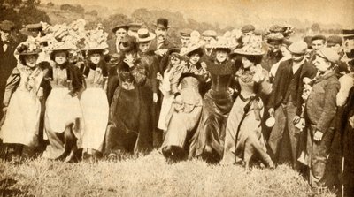 अप्पी अम्पस्टेड ऑन दि बैंक हॉलीडे, 1900, 1933। द्वारा अज्ञात