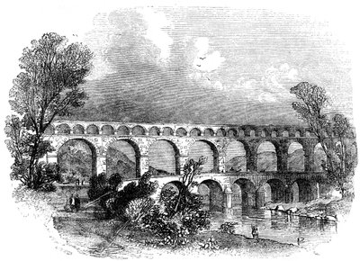 पोंट डु गार्ड, फ्रांस में 1886 में निमेड्स ऑफ नेम्स द्वारा अज्ञात