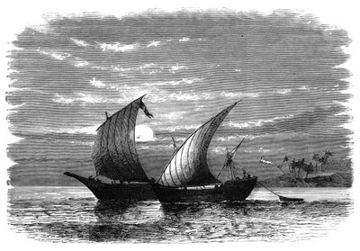 लाल सागर पर अरब dhows, c1890 द्वारा अज्ञात
