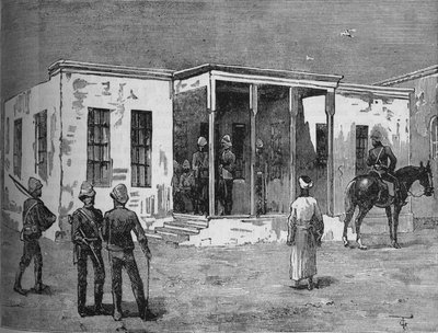 अब्बासिह बैरक में अरबी जेल, c1882 द्वारा अज्ञात