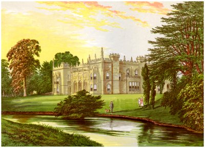 Arbury हॉल, वारविकशायर, न्यूडेगेट परिवार का घर, c1880 द्वारा अज्ञात
