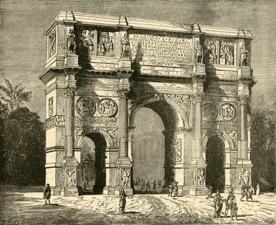 आर्क ऑफ कॉन्स्टेंटाइन, 1890। द्वारा अज्ञात
