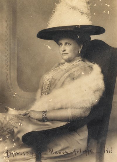 1867-1944 ऑस्ट्रिया के आर्चड्यूस मारिया जोसेफा, सैक्सोनी की राजकुमारी, 1913। द्वारा अज्ञात