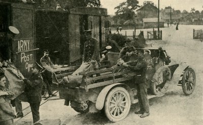 आर्मी पोस्ट ऑफिस, प्रथम विश्व युद्ध, c1915, c1920। द्वारा अज्ञात