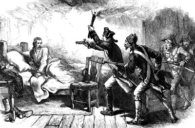 जनरल रिचर्ड प्रेस्कॉट का गिरफ्तारी, 1777 c1880 द्वारा अज्ञात