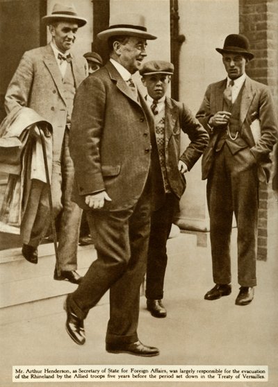 आर्थर हेंडरसन, 1929, 1935। द्वारा अज्ञात