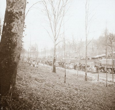 आर्टिलरी, सोम्मे, उत्तरी फ्रांस, c1914-c1918 द्वारा अज्ञात