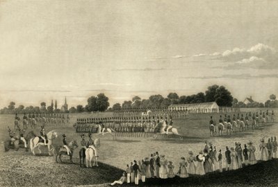 योमोनरी कैवलरी के अरुंडेल और ब्रम्बर ट्रूप, 1835। द्वारा अज्ञात