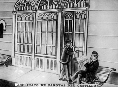 एंटोनियो कैनोवस डेल कैस्टिलो की हत्या, 1897 द्वारा अज्ञात