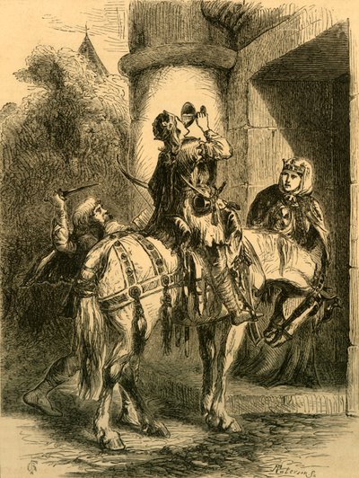 एडवर्ड द शहीद की हत्या, c1890। द्वारा अज्ञात